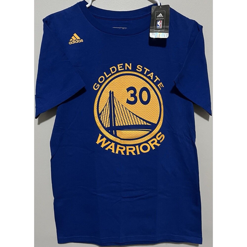 Adidas NBA Basketball Golden State Warriors Mens TShirt Size S Steph Curry 30